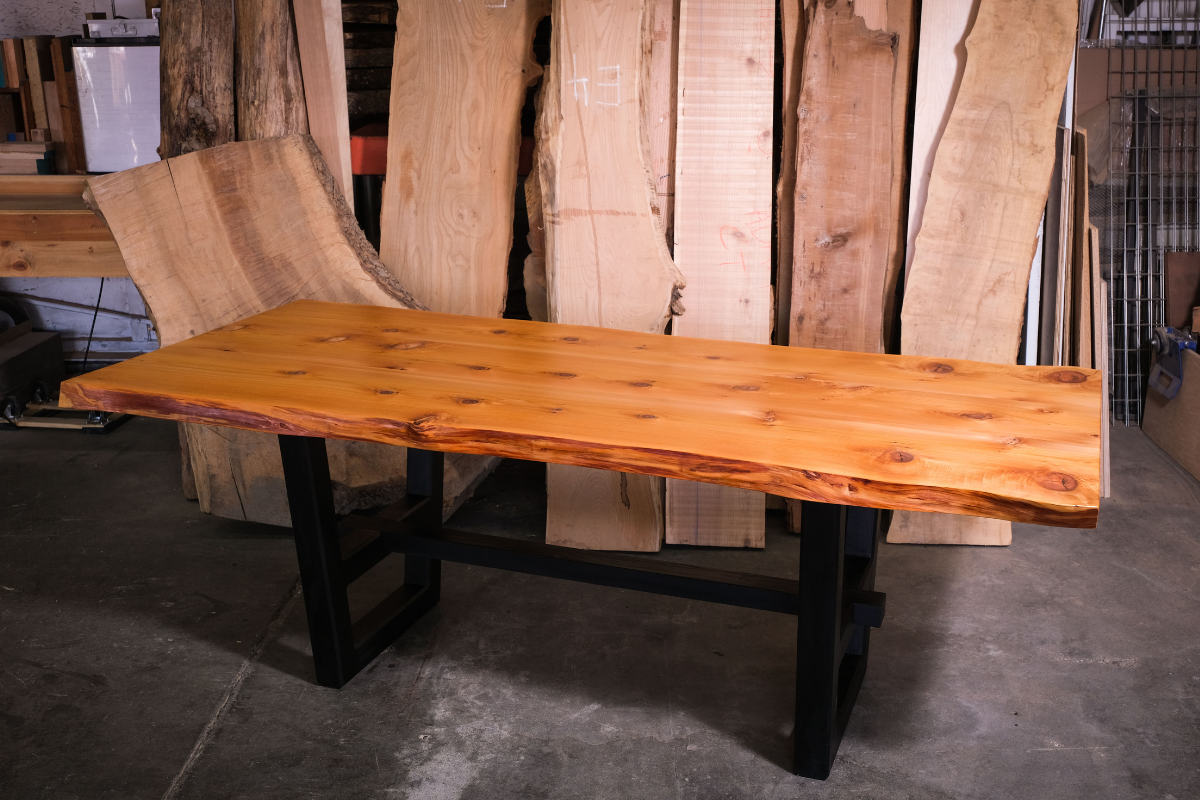 Slab Dining Table :: Fir