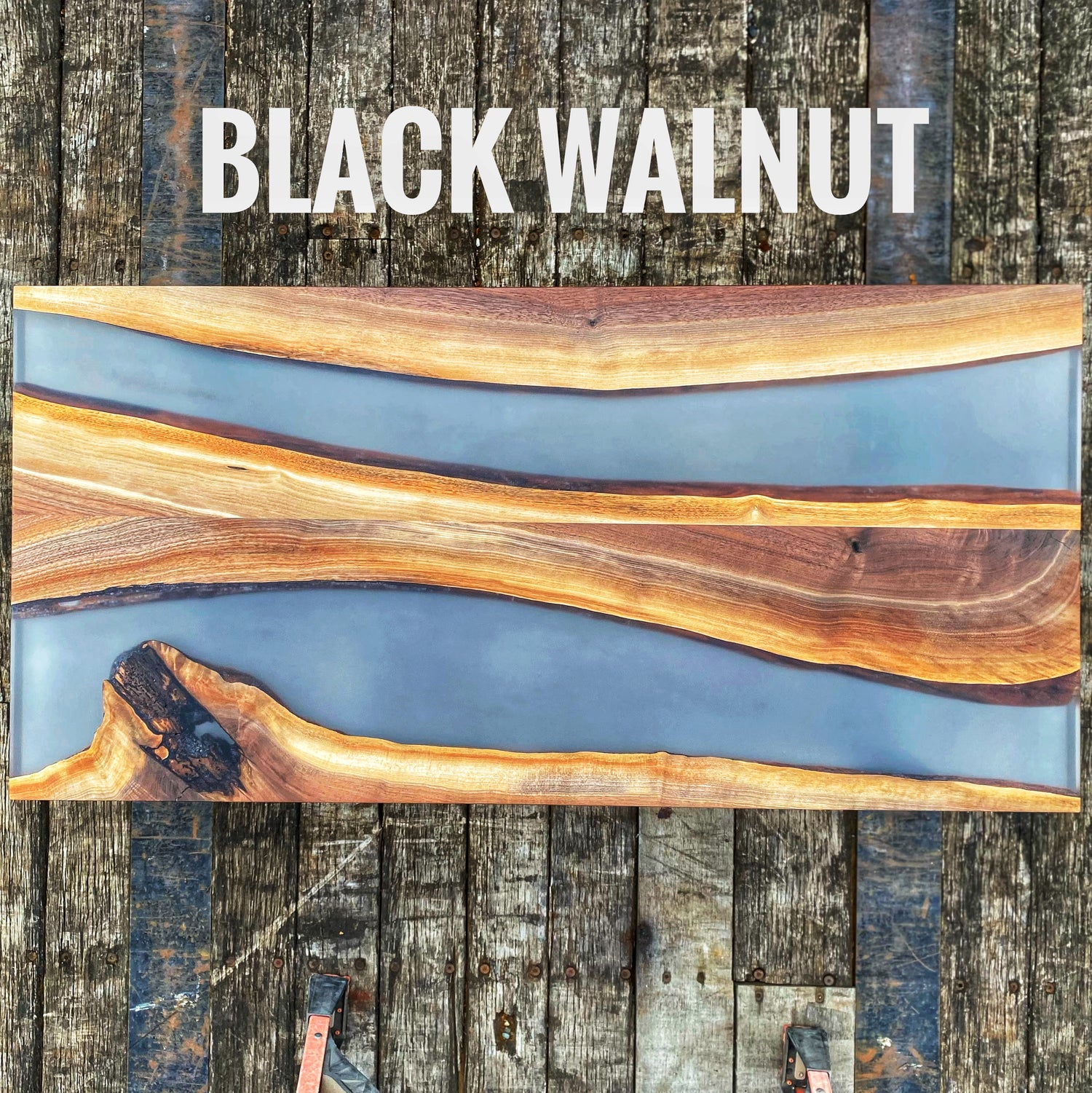 Black Walnut Coffee Table (Clear)